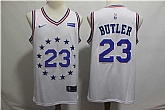 76ers 23 Jimmy Butler White 2018 19 Earned Edition Nike Swingman Jersey,baseball caps,new era cap wholesale,wholesale hats